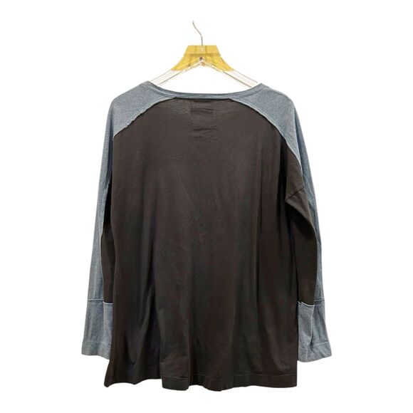 Double D Ranch Arrow Embellished LS Henley Top Short Sz S - Picture 6 of 7